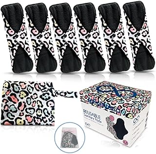 Infinityeco Reusable Sanitary Pads 6 Pack