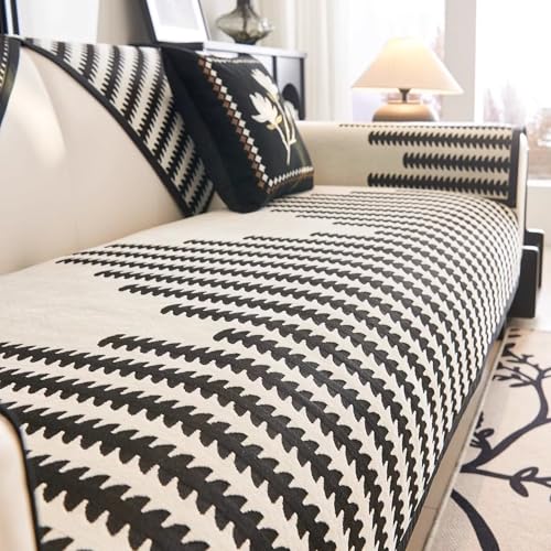 Gluhbirnen Jeté de canapé, housse de canapé, couverture de canapé, couverture de canapé pour assise, housse de canapé en forme de L, noir, 70 x 70 cm