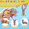 Sensory Toys for Autistic Kids, Autism Squishy Fidget Toys Slug Quiet Fidgets Classroom Calm Down Travel Essential for Toddler Age 3 4 5-7, ADHD Stress Anxiety Easter Basket Stuffer for Toddler Boys