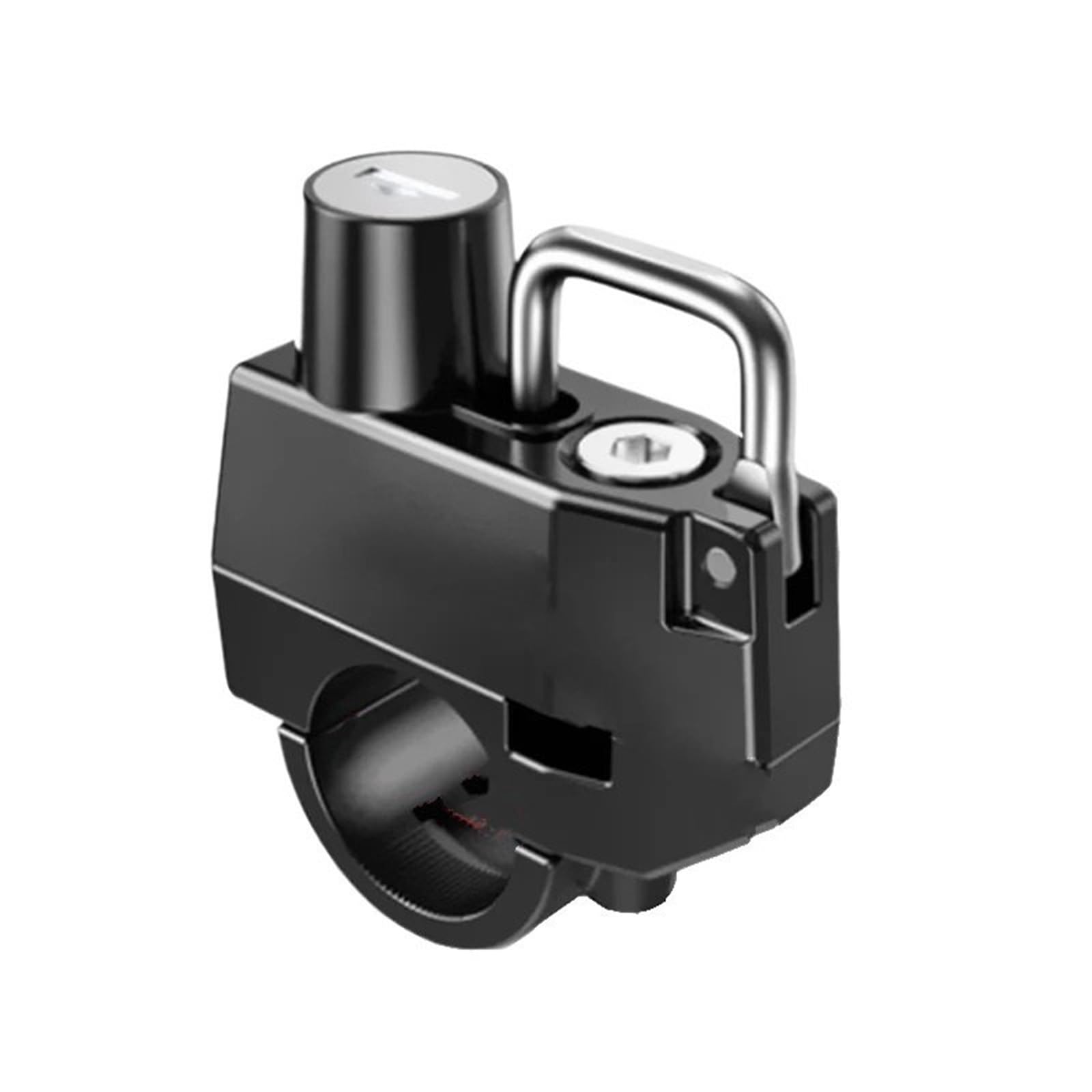 Chain Lock Motorcycle Helmet Lock Anti-Theft Security Safety Fit for Handlebar Locking Cycling Equipment Motorcycle Handlebar Lock