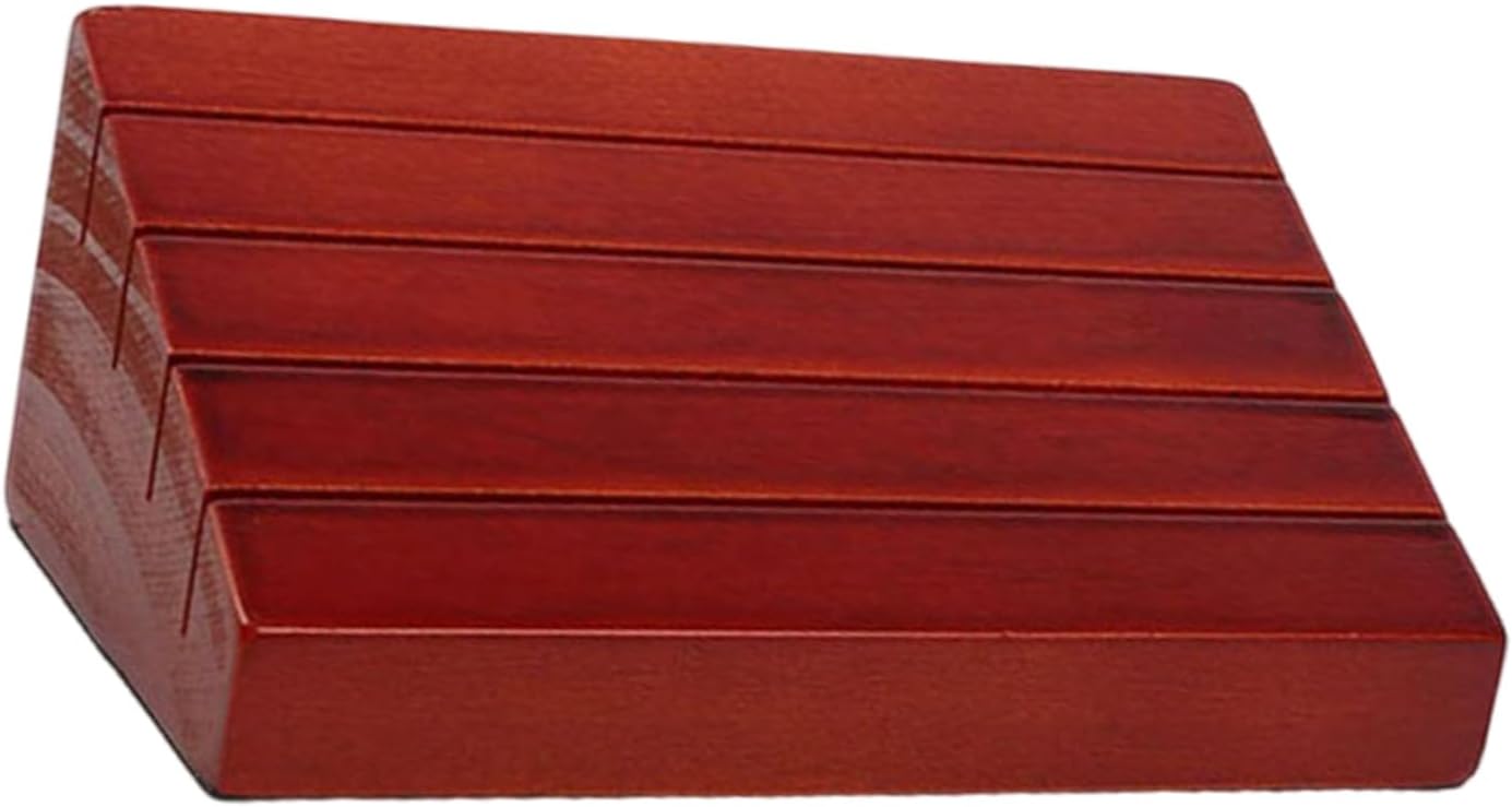 Wood Playing Card Holder Board Game Seats Playing Card Holder Deck Stand Tray Rack for Organizing Cards Enduring