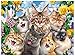 Ceaco - Selfies - Feline Friends - 550 Piece Jigsaw Puzzle