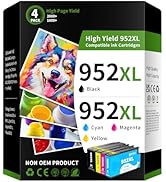 952XL Ink Cartridges Replacement Compatible for HP 952XL Ink Cartridges 952 Ink Work with Officej...