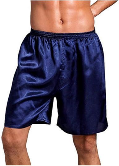 BIBOKAOKE Men's Silk Pyjama Bottoms 