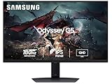 Samsung 27" (68.5cm) Odyssey G5 Fast IPS 2K Gaming Monitor|QHD 2560 x 1440|180 Hz|1ms|350nits|HDR 400|AMD FreeSync|Ports-DP,HDMI,Headphone|Height-Tilt-Pivot Adjustable Stand|LS27DG502EWXXL|Black
