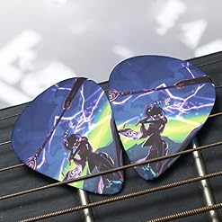 Genshin Raiden Shogun Lot de 12 médiators créatifs pour guitare électrique en bois Unisexe - Les Beatles, Paul McCartney, John Lennon, RIngo Starr, George Harrison Genshin Raiden Shogun Lot de 12 médiators créatifs pour guitare électrique en bois Unisexe – Image 6