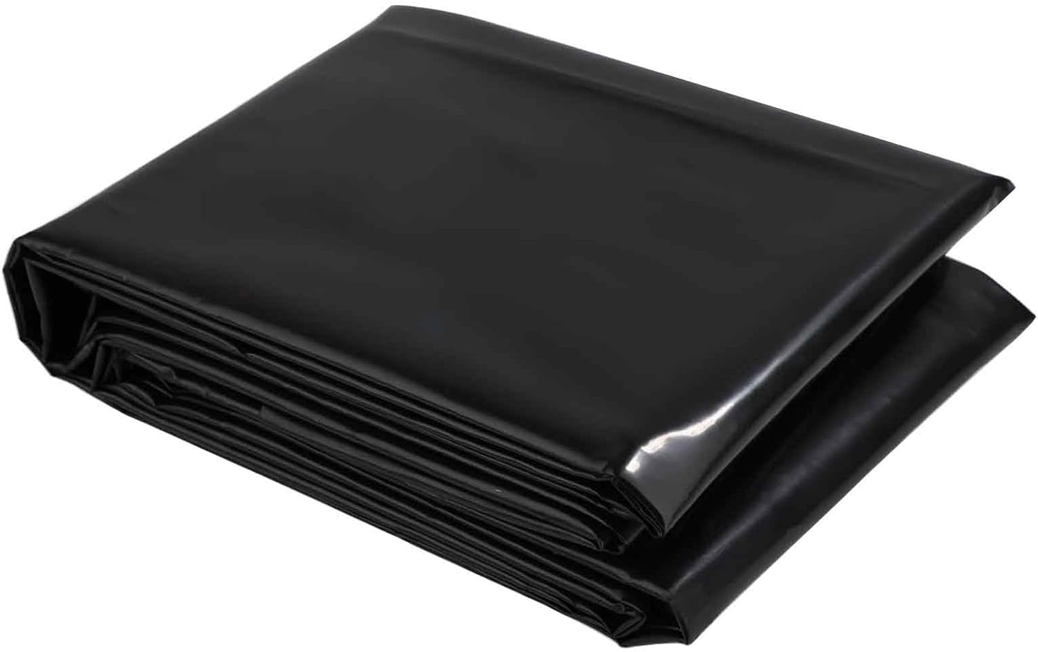 Pond Liner Black Heavy Duty Underlay 6x12m 7x10m 8x12m 10x15m Garden Fish Ponds Preformed Liners for Fish Pond Landscaping Water Feature Streams Fountains Waterfall Flexible Garden Membrane Pond Linin