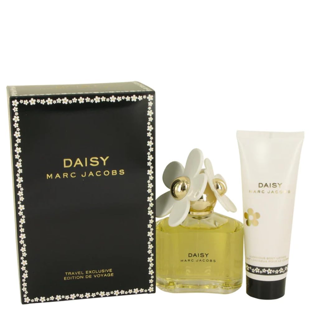 MARC JACOBS DAISY (W) SET EDT 100ML + LUMINOUS BODY LOTION 75ML