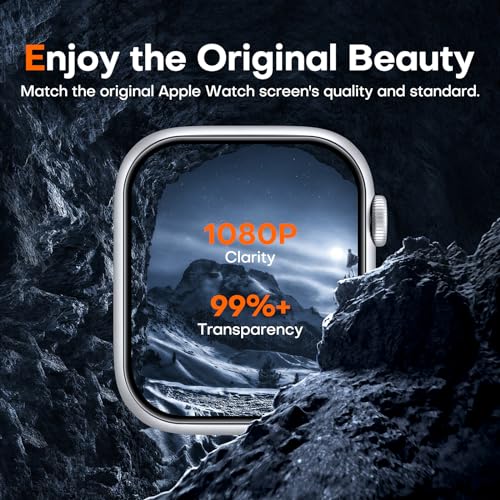 Image of LK LϟK [8 pack] for Apple Watch Series 9 /8 /7 Screen Protector 45mm