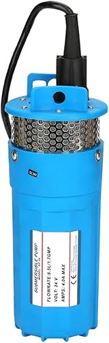Miniatura 8 de Bomba sumergible de pozo profundo de 12 V, 24 V, 220 V, 6 L/min, elevación = 229.7 ft, para paneles de energía solar, pequeñas mini bombas