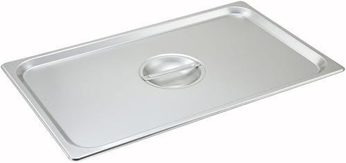 Vista 22 de Tiger Chef Bandeja de mesa de vapor antiatascos de acero inoxidable de calibre 22 de 6 pulgadas 1/2 con tapa