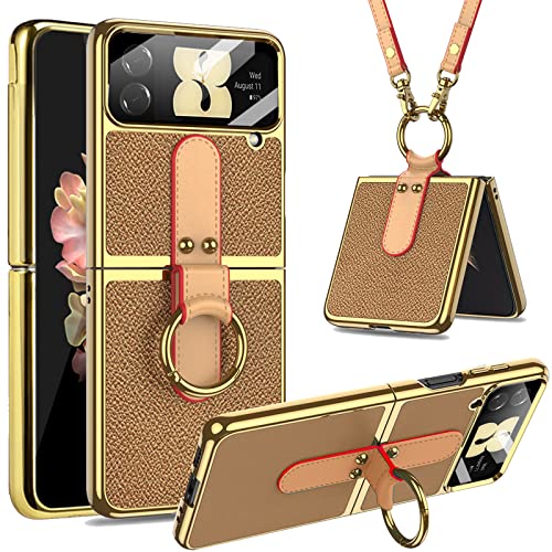 Coque Galaxy Z Flip 4 protection caméra et anneau de support
