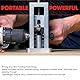 Drill Powered Draht Stripper Automatische Kupferstreifenmaschine, Handbuch oder Werkzeug, die für Schrott mit 2 Vorschublochplatten, Stromkabel 18AWG Bis 250 Drähte