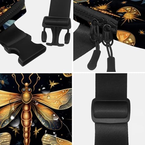 Cangurera Firefly Multicolor 16 con correa ajustable de 1.5x9.0x5.9in unisex 4