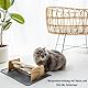 Petzy Premium Hundenapf Keramik oder Katzennapf, 1200 ml pro Napf | Höhenverstellbar, Perfekter Futternapf für Hunde | Näpfe mit Futterstation aus Bambus + rutschfeste Napfunterlage