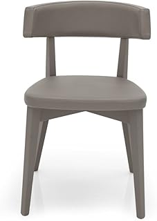 O&G Calligaris Silla Siren lacada Gris Taupe Ekos Taupe