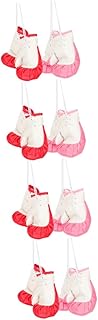 Kisangel 8 Pairs Boxing Mini Boxing Gloves Baby Decorations Pink Decor Car Ornament Miniature Boxing Accessories Boxing Gloves Decoration Miniature Boxing Gloves Boxing Souvenirs Pvc 10cm