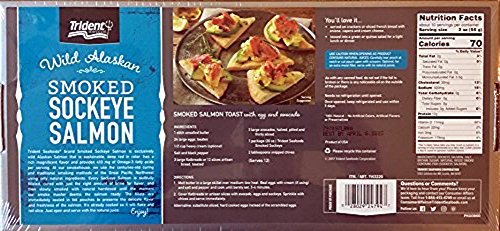 Trident Seafoods Trident Wild Alaskan Smoked Sockeye Salmon thumb #1