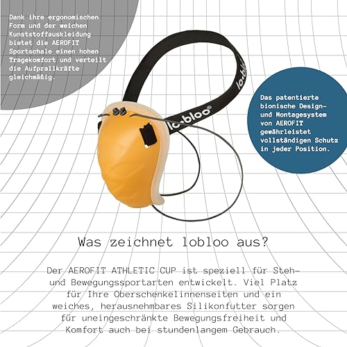 Suspensorium Herren lobloo Aerofit – Patentierter Tiefschutz für Sport
