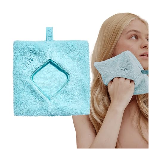 Glov Panno Struccante in Microfibra Lavabile e Riutilizzabile Ideale per Tutti i Tipi di Pelle Vegan e Ipoallergenico Rimuove Il Trucco con Solo Acqua Design a 4 Angoli
