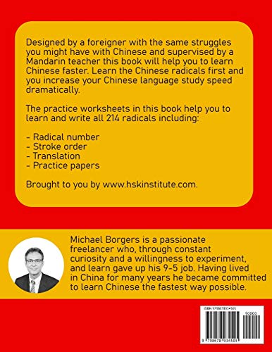 Bushou - Chinese Radicals Writing Practice Worksheets: A workbook for the basic components of the Chinese language - Image 2