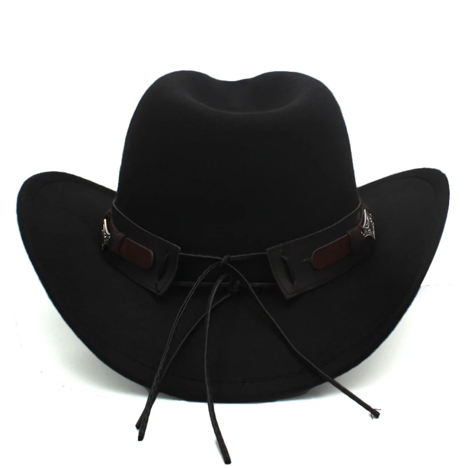Sombrero Cowboy 3 tamaños hombres mujeres niños sombreros de vaquero ala ancha for el sol gorras Fedora Jazz fiesta viaje para la Fiesta