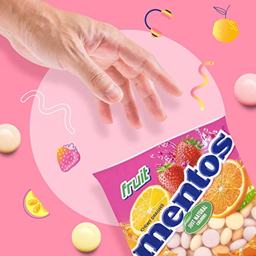 Image of Mentos Chewy Dragees Fruit, 2 X Each 135 Gm, 270 Gm