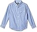 Tommy Hilfiger Baby Boys' Long Sleeve Tommy Stripe Shirt, Strong Blue, 6 Months