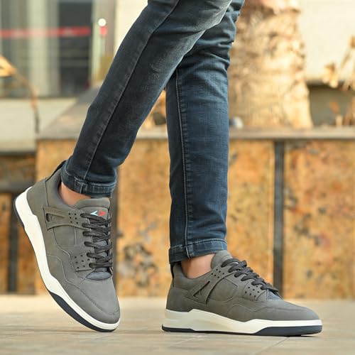 Image of Cruiser Mens Sneaker | Comfort & Style with Soft Cushioned Insole | Sleek, Stylish, and Ready for Anything | Everyday Sneakers with Effortless Vibes|Trendy Lace-Up Design for Casual Outfits 2604