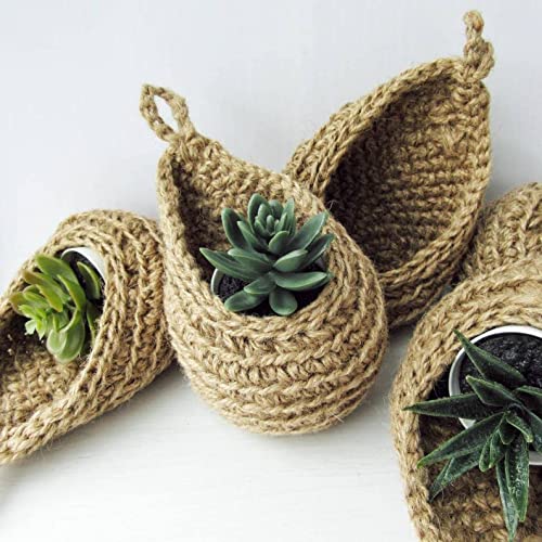 Cuerda de yute natural resistente de 3 hilos y 1500 pies KIS para proyectos duraderos 5