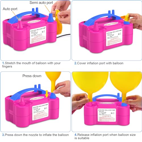 Kit Arche Ballon 225 cm avec Pompe Électrique – 21 Tiges Renforcées – Installation Ultra Rapide – Image 6
