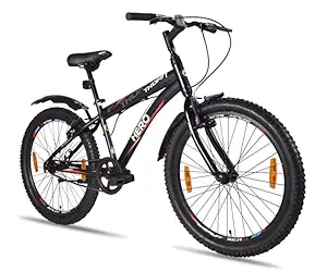 Amardeep cycles Hero Sprint Thorn 24T Mountain Bicycle with Rigid Fork (9 to 16 Year Unisex) 16 Inch Steel Frame , Black
