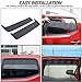 Lcojicep Car Rear Side Window Louvers Exterior Accessories Compatible with Tacoma 2016-2022 ， Air Vent Scoop Shades Cover，Window Vents Screens Cover