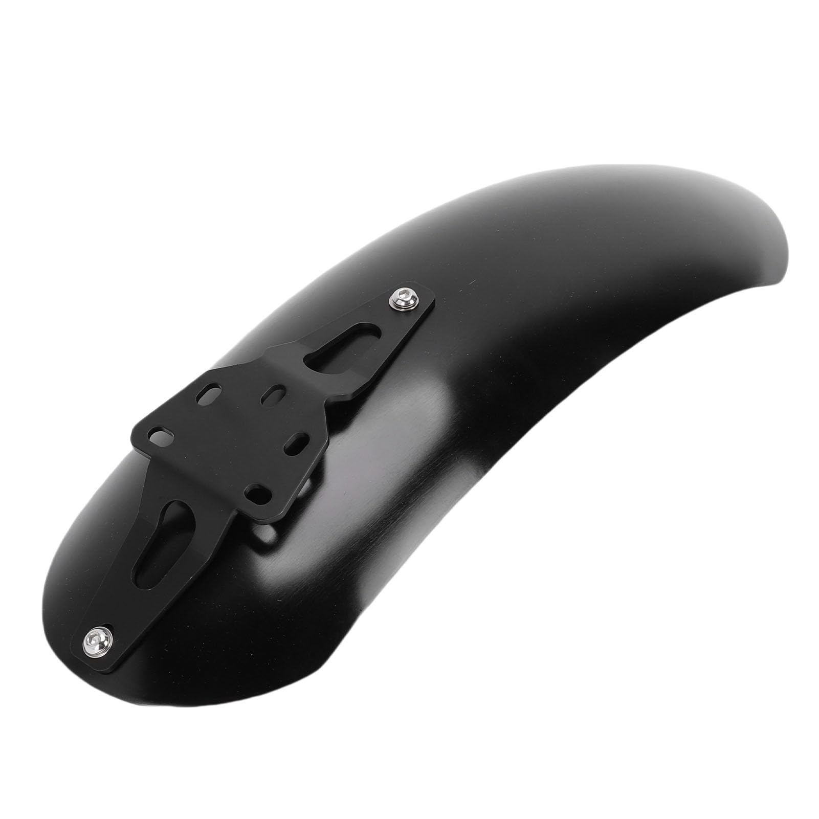 Tbest Guardabarros Delantero de Motocicleta de Montaje Alto, Cubierta de Guardabarros de Tablero Largo de Aleación de Aluminio, Reemplazo para Street Twin 900 Speed ​​Scrambler (Black)