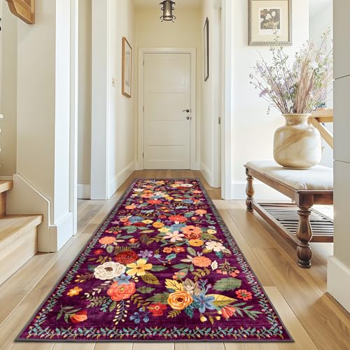Rug for Hallways Kitchen Rug 3x7, Non Slip Washable Rugs