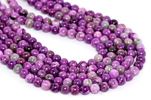 1 Strand Adabele Natural Purple Sugilite Crystal Healing Gemstone 8Mm (0.31 Inch) Round Loose Stone Beads (44-47Pcs) For Jewelry Craft Making Gf2-8 #TOP10