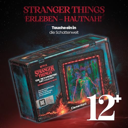 Stranger Things Metamorphic Art Collection „Demogorgon - Merch-Set für Fans & Sammler - Ideal als Deko & Geschenk - 35611 von Clementoni