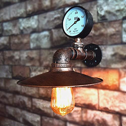 Luz de pared de antigüedad europea estilo tubería de agua retro para ambientes exclusivos