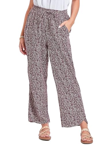 Royalty For Me Women's Mewomen's Pull-on Stove Pipe Pant with Tulip Hem Detail