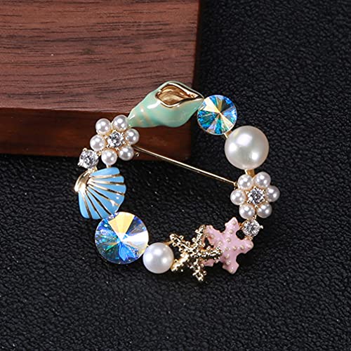 Holibanna Spiaggia del Mare Nuatical Spilla Pin