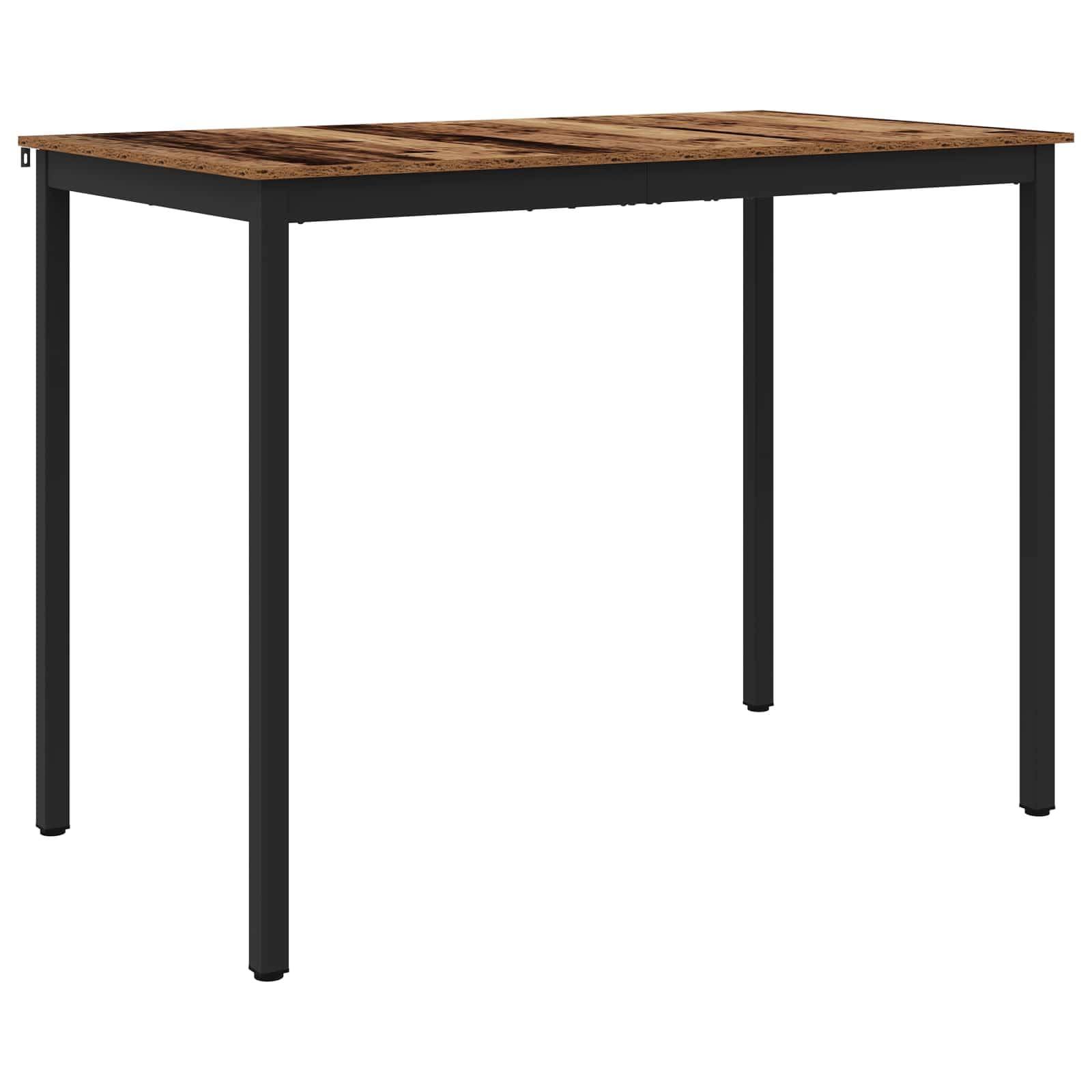 Table mange-debout bois et métal pour cuisine et fêtes de famille