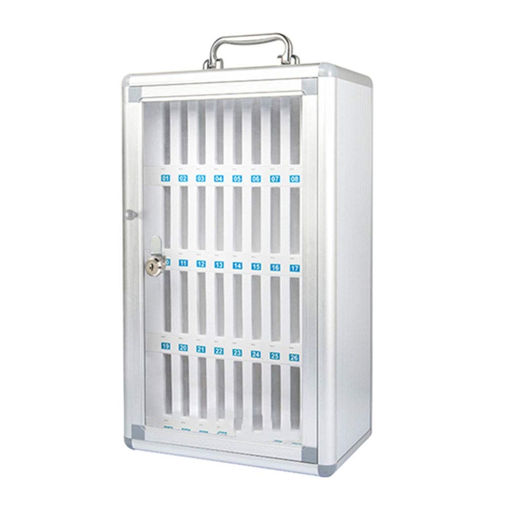 Armoire de rangement pour téléphone portable – Coffre-fort transparent avec serrure numérotée pour l'école, l'usine et les examens – Solution sécurisée et organisée