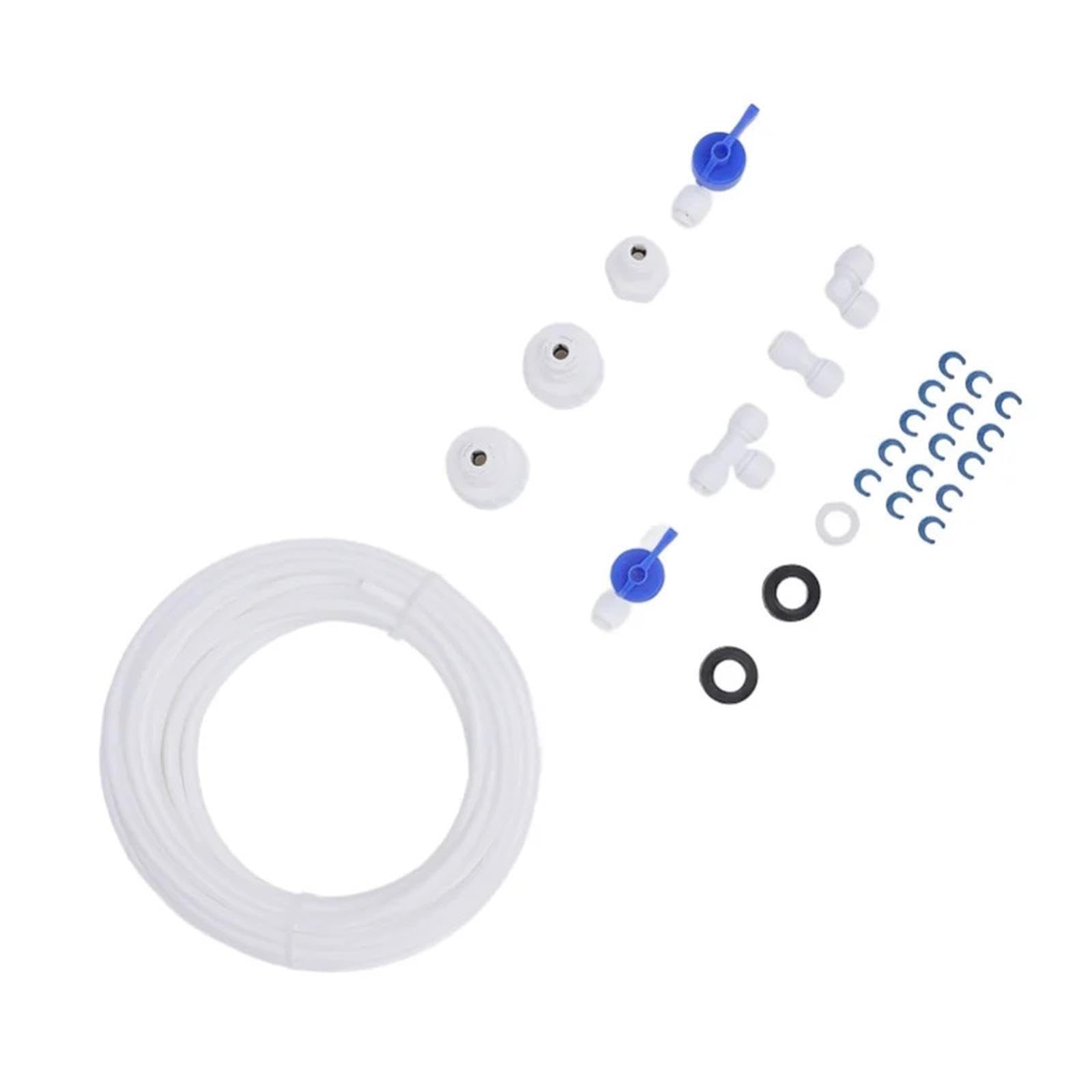 Kit De Connexion De Conduite D'eau For Réfrigérateur, 1/4 Pouces, Remplacement Universel De Tuyau De Réfrigérateur Côte À Côte For Systèmes D'osmose Inverse