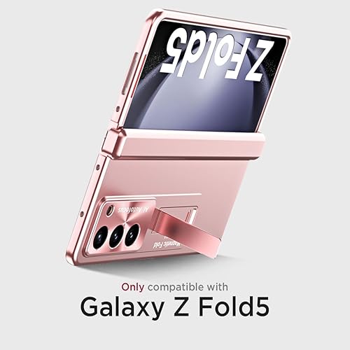 Miniatura 9 de Miimall Funda para Samsung Galaxy Z Fold 5, soporte ligero y ultrafino, protector de pantalla y protección magnética de bisagra, funda delgada para
