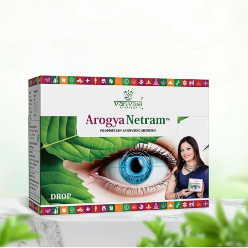 Image of Arogya Netram Ayurvedic Eye Drops | Natural Eye Comfort & Hydration | Soothes Dry, Tired Eyes | Ayush Certified | Daily Use | (10 Ml X 6)