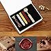 7PCS Hogwarts Wax Seal Stamp Kit, Vintage Letter Wax Seal Stamp Kit, Hogwarts Classic Stamp Seal Gift Box Set for DIY Craft Invitations, Cards, Letters, Gift Idea