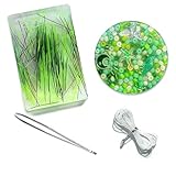 LXVPKH Picky Pad, Skin Picking Fidget Toys Adults, Pimple Popping Toy for Trichotillomania & Dermatillomania, Fidget Sensory Toys with Tweezers & Beading Wire for Stress Relief and Focus Enhancement