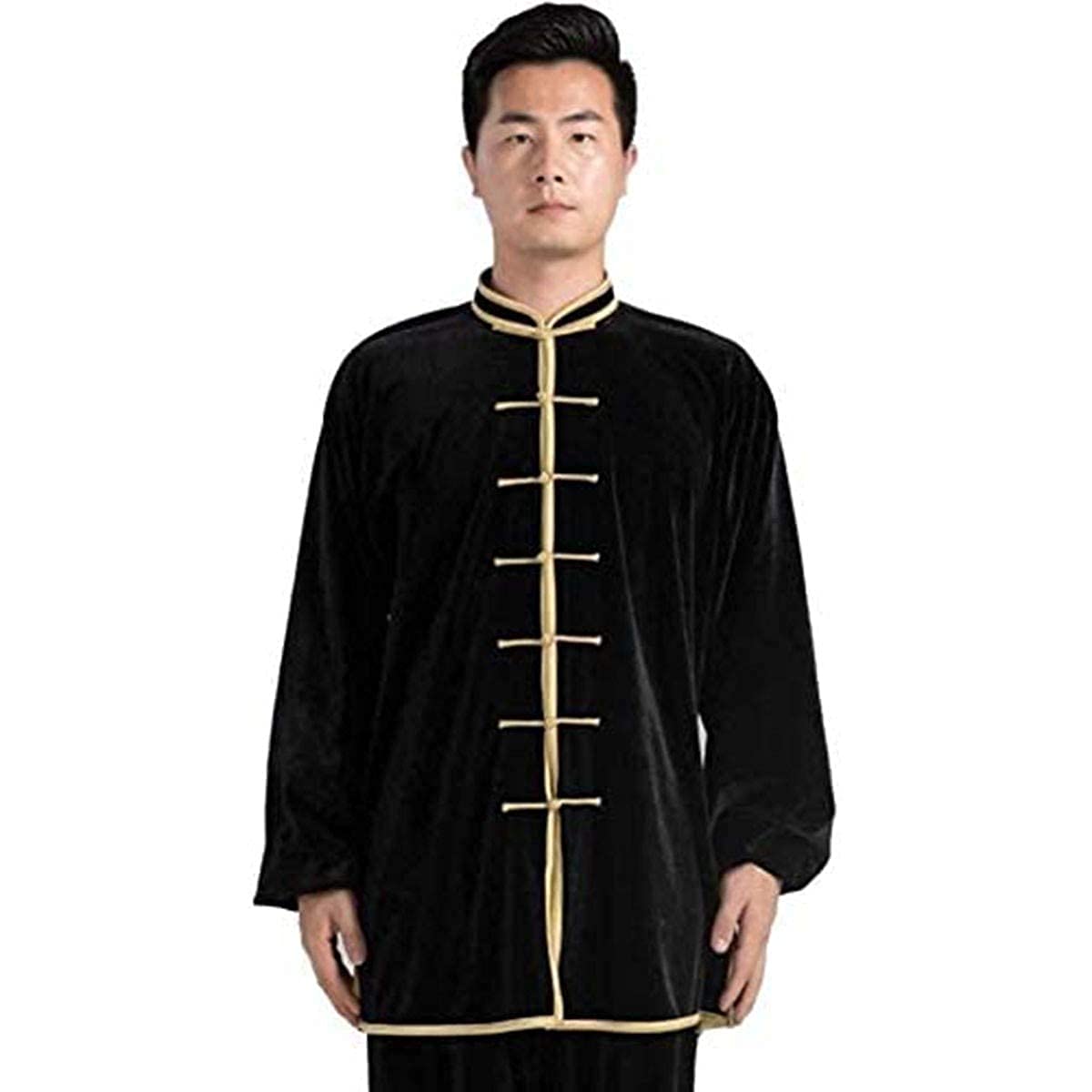 Vêtements de Tai Chi RWRAPS en velours pour la gymnastique du matin et les arts martiaux en hiver