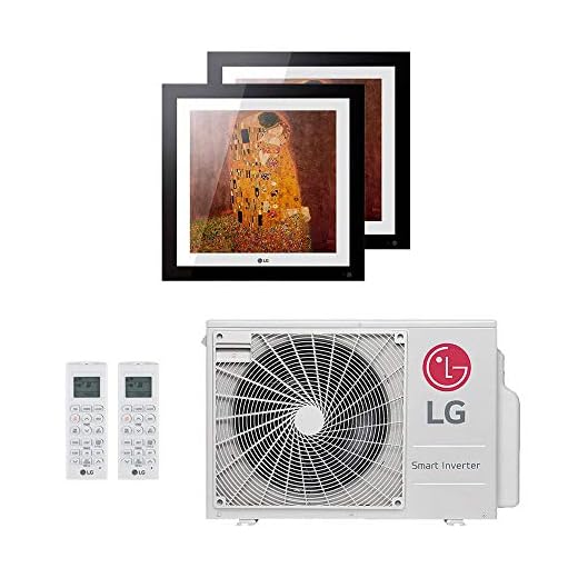 Ar-Condicionado Multi Split Inverter LG 18000 (2x Evaporadora Artcool Gallery 12.000) Quente/Frio 220V