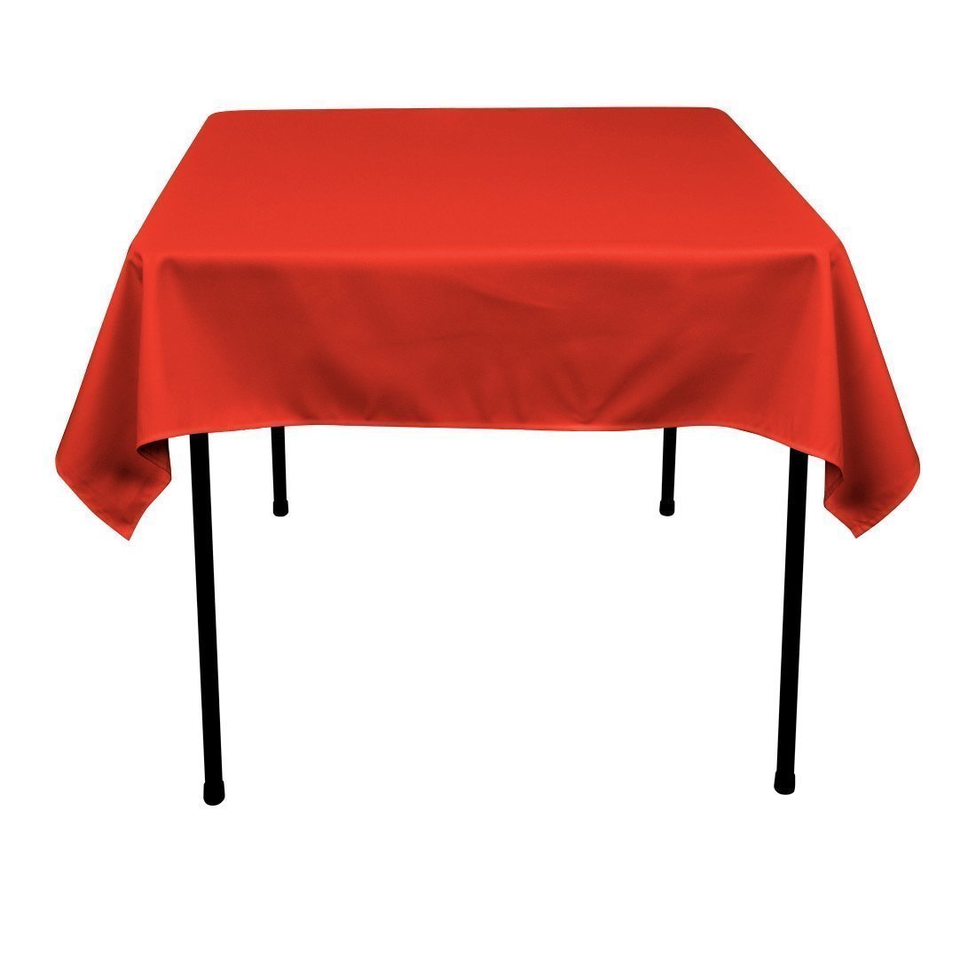 ADD&SHIP Square Polyester Tablecloth 36 x 36 inches (Red)